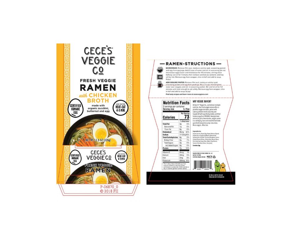 Veggie Ramen Under Recall Due to Listeria Risk Daily Recall